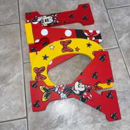 Hand Painted Minnie Mouse/ Mickey Mouse Letters - Per Letter - thumbnail 4