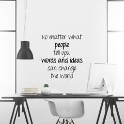 Robin Williams No Matter Inspirational Motivational Wall Decal Quote Art Inspired Focus Positive Home Room Decor Encouragement 18x17 In - thumbnail 2