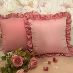 Powder Pink For The Cushion With Voile in Fine Taffeta - thumbnail 3