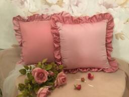 Powder Pink For The Cushion With Voile in Fine Taffeta - thumbnail 1