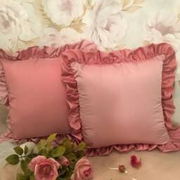 Powder Pink For The Cushion With Voile in Fine Taffeta - thumbnail 2