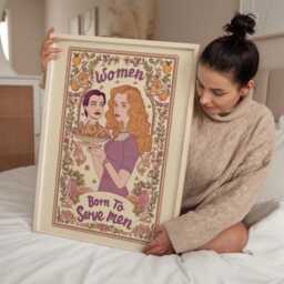 Feminist Art Print - Retro Women's Empowerment Poster Vintage Boho Wall For Living Room Or Office - thumbnail 3