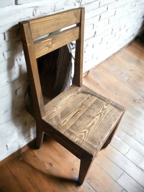 Reclaimed Dining Chair Set - Rustic Seating Scaffold Board Wood The Elm - image 1