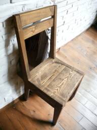 Reclaimed Dining Chair Set - Rustic Seating Scaffold Board Wood The Elm