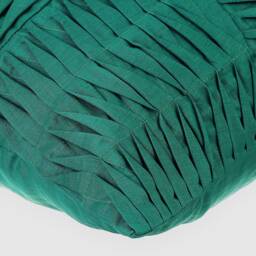 "Luxury Dark Green Pillow Cover 16""x16" - thumbnail 2