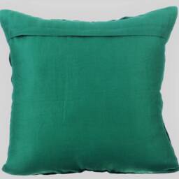 "Luxury Dark Green Pillow Cover 16""x16" - thumbnail 3