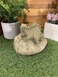 Stone Garden Detailed Stegosaurus Dinosaur Concrete Ornament - thumbnail 1