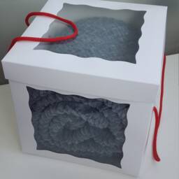 Expecting Baby Gift Receiving Blanket White Baptism Godson Goddaughter Wrap Soft Warm Pregnancy Hand Knit For Mom Be - thumbnail 3