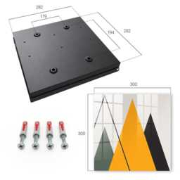 Modern Composition Wall Mounted Key Cabinet, Beige Box For Wall, Geometric Geometry, Lovers Of Modernity - thumbnail 4