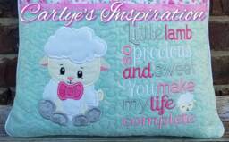 Little Lamb So Precious & Sweet Bundle Storybook Pillow Designs - 5x7 Design Includes 2 Digital Designs Embroidery - thumbnail 1
