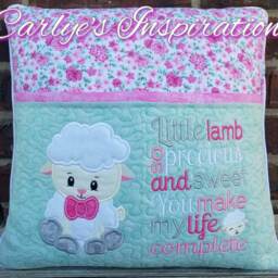 Little Lamb So Precious & Sweet Bundle Storybook Pillow Designs - 5x7 Design Includes 2 Digital Designs Embroidery - thumbnail 2