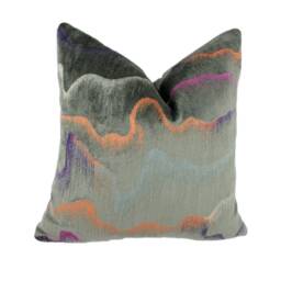 Zinc - Barriere Jewel Unique Modern Designer Embroidered Velvet Cushion Cover Handmade Throw Pillow Luxury Home Decor - thumbnail 1