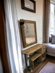 Bedroom Dresser Table & Mirror - Made From Reclaimed Scaffolding The Downend - thumbnail 2