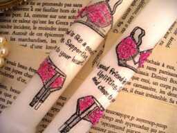 Friendship Candle Set Pink Glitter Bra Design, Uplifting Gift - thumbnail 1
