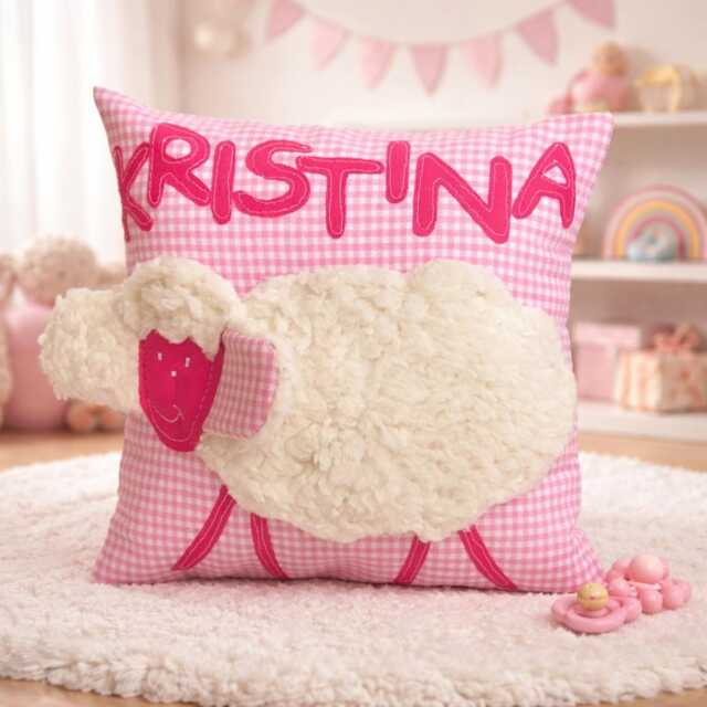 Pillows With Names, Name Pillows, Gifts For Birth, Children's Cuddly Explorer Sheep