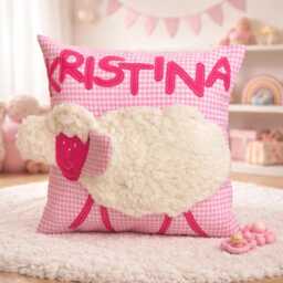 Pillows With Names, Name Pillows, Gifts For Birth, Children's Cuddly Explorer Sheep
