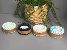 Jesmonite Eco Resin Tea Light Holder, Rope Style Candle Holder - thumbnail 1