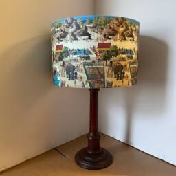 Vintage Zoo Animal Lampshade Handmade Kids Bedroom Decor - thumbnail 2