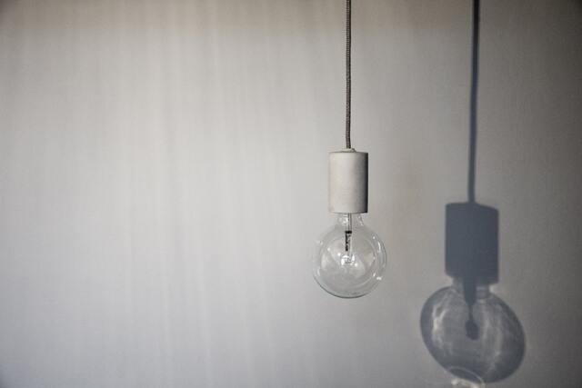 Concrete Pendant Lamp With Holder & Fabric Cable - Mod Lor - image 1