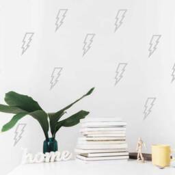 Lightning Decals, Lightning Bolt Stickers, Super Hero Wall Decal, Boys Room, Girls Nursery - thumbnail 3