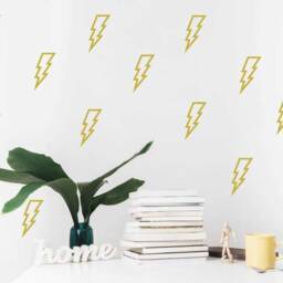 Lightning Decals, Lightning Bolt Stickers, Super Hero Wall Decal, Boys Room, Girls Nursery - thumbnail 2
