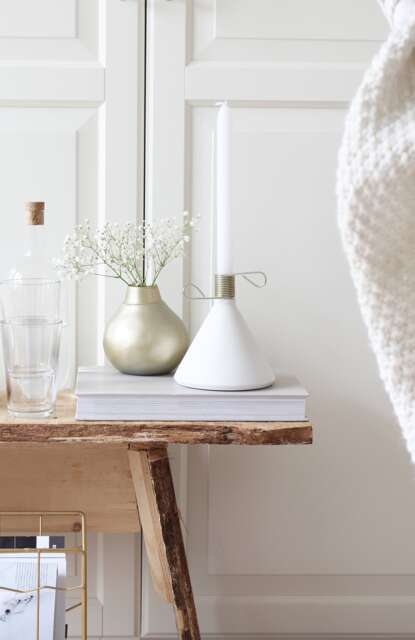 Candle Holder - Conic Puikdesign Accessory Heavy Steel Spring Handmade Geometric Minimal - image 1