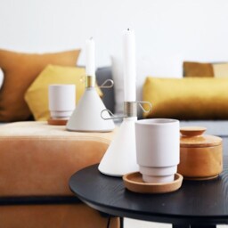 Candle Holder - Conic Puikdesign Accessory Heavy Steel Spring Handmade Geometric Minimal - thumbnail 2