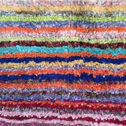 Boucherioute Rug - Berber Atlas Rug, Moroccan Handwoven Vintage Rug /120 X 170 cm/3.93 5.57 Ft Code 302 - thumbnail 2