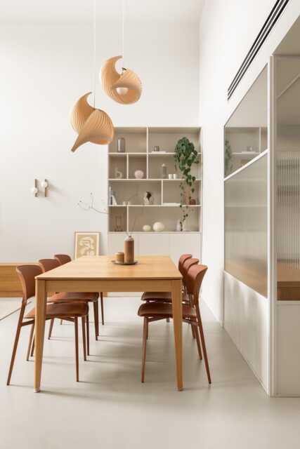 Handcrafted Wood Veneer Pendant Lights For Kitchen-And-Dining -Us Prepaid Tariffs - Akari Lampshade Hanging Chandelier Light Wing - image 1