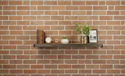 Industrial Edge Premium Metal L-Bracket Set - Rustic Wall Shelf With Flat Steel Brackets Handmade Wooden Storage - thumbnail 1