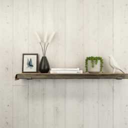 Industrial Edge Premium Metal L-Bracket Set - Rustic Wall Shelf With Flat Steel Brackets Handmade Wooden Storage - thumbnail 3