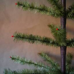 Authentic Handmade German Goose Feather Christmas Tree - 100 cm - thumbnail 2