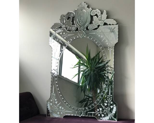 Venetian Mirror, Beveled French Style, Hand Craft, Art-091 - image 1