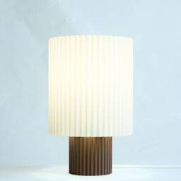 Wavy Brown Table Lamp - thumbnail 2