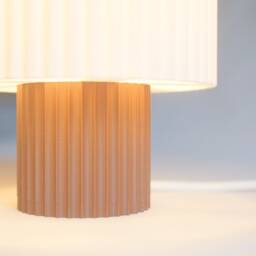 Wavy Brown Table Lamp - thumbnail 4
