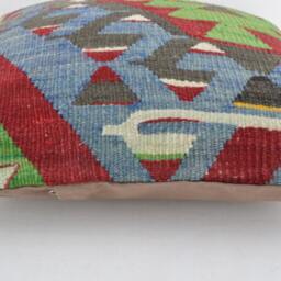 Kilim Pillow K20 16x16Inc, Kilim Cover, Home Decor, Decorative Throw - thumbnail 3