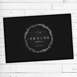 "Doormat ""Silver"