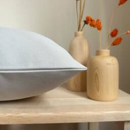 Cotton Linen White Cushion Cover Decorative Pillow - All Sizes - thumbnail 3