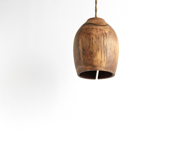 Walnut Pendant Light, Flush Mount Track Lighting - image 1