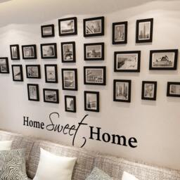Family Wall Decals Quote Home Sweet Decal Interior Design Living Room Vinyl Sticker Dorm Decor Art Mural Bedroom Decal - 155 - thumbnail 2