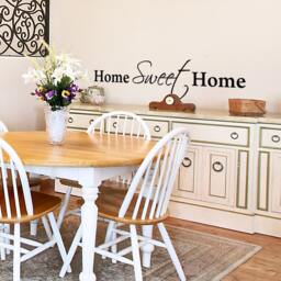 Family Wall Decals Quote Home Sweet Decal Interior Design Living Room Vinyl Sticker Dorm Decor Art Mural Bedroom Decal - 155 - thumbnail 1
