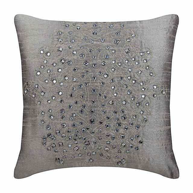 "Decorative Silver Euro Pillowcase 24""x24""/26""x26" - image 1