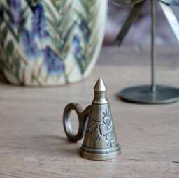 Candle Snuffer - Engraved Flower Design Traditional Antique Brass For Candles Home Decor