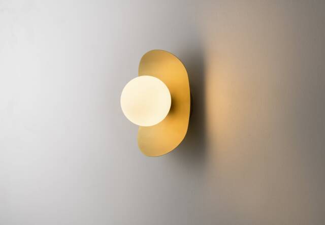 Brass Wall Lighting - Blackened Lamp Vanity Light Fixture, Sconce, Lamp, , Small - image 1