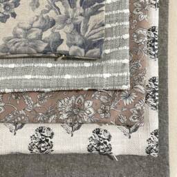 Pillow Cover Set Of 5, Brown & Cream Pillows, Designer Combinations, Mauve Throw Set, Neutral Earthy Tones -- Velora - thumbnail 2