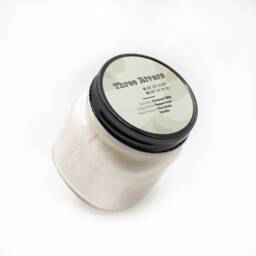 Three Rivers -- Scented Soy Candle California Chocolate Mint Citronella Handmade Handpoured Mason Jar - thumbnail 2