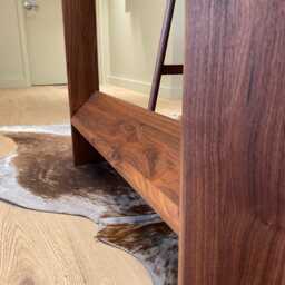 Walnut Bar Table, High Dining Modern Walnut Table - thumbnail 4