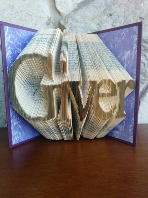 Giver - Folded Book Art Fully Customizable, Service, Religious, Leader, Helper, Assistant - image 1