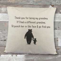 Funny Mum, Dad, Daughter, Son, Grandad & Grandma Cushion Cover, Mothers Day, Fathers Gift, Dad Mum Gift - thumbnail 2
