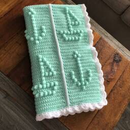 Sailboats & Anchors Crochet Baby Blanket Pattern - thumbnail 3